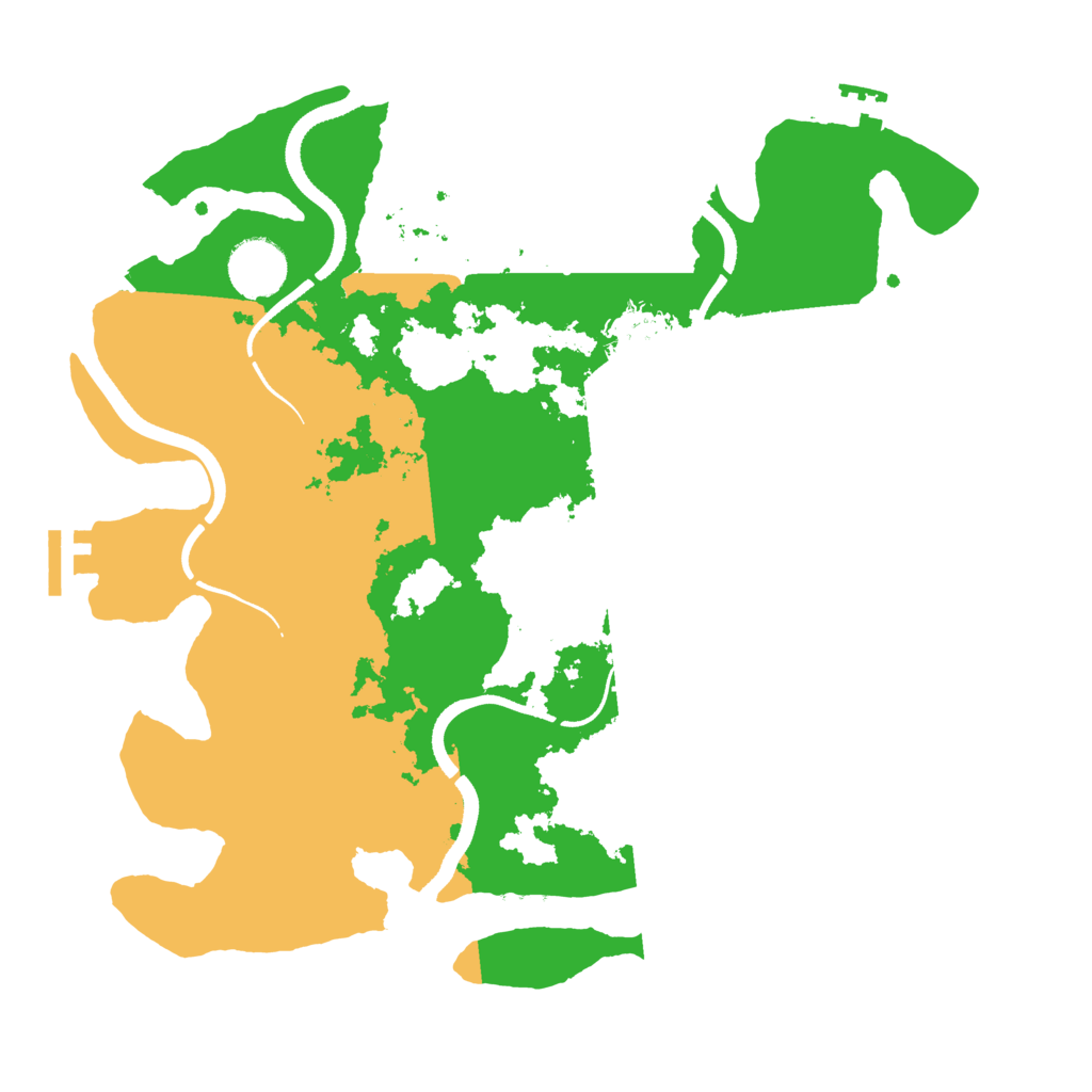 Biome Rust Map: Procedural Map, Size: 3360, Seed: 1454501412