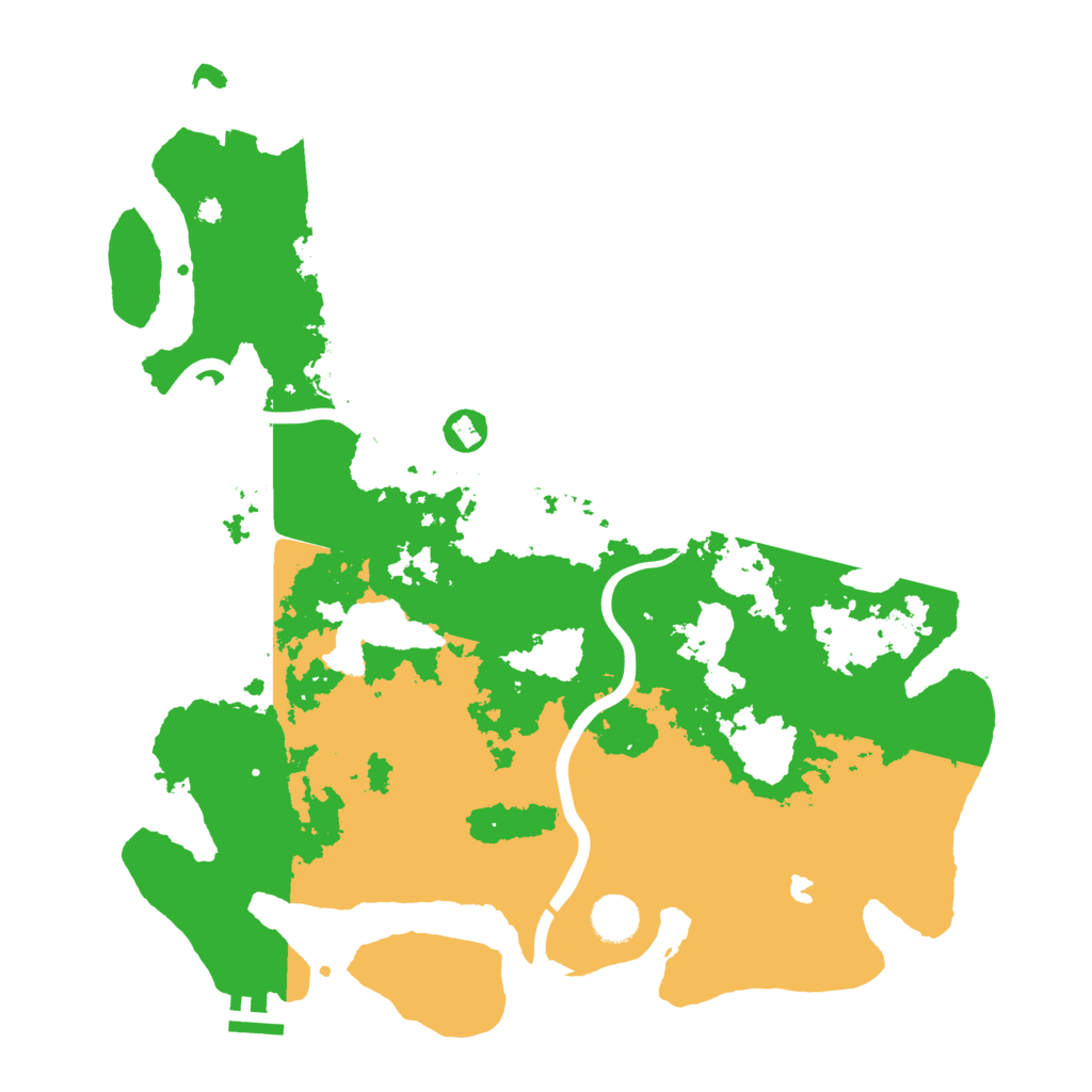Biome Rust Map: Procedural Map, Size: 4000, Seed: 589114544