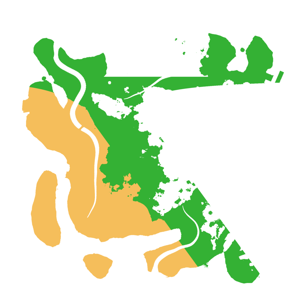 Biome Rust Map: Procedural Map, Size: 2850, Seed: 1014791808