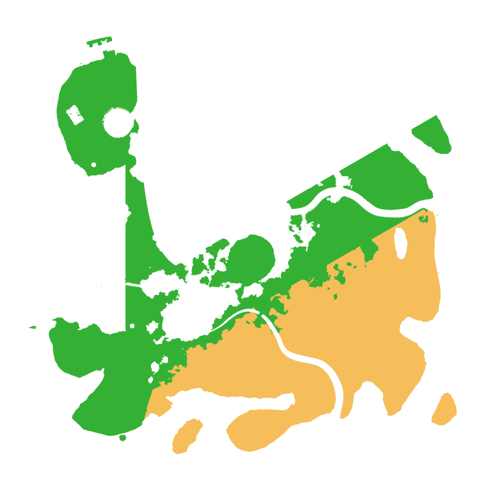 Biome Rust Map: Procedural Map, Size: 3000, Seed: 3589514