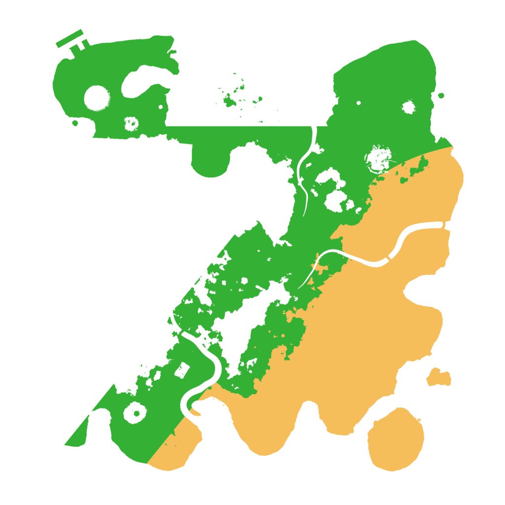Biome Rust Map: Procedural Map, Size: 3500, Seed: 1088692032
