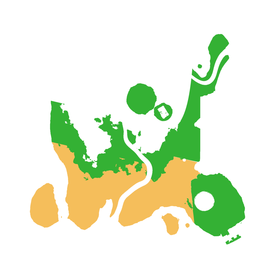 Biome Rust Map: Procedural Map, Size: 2500, Seed: 1518822242