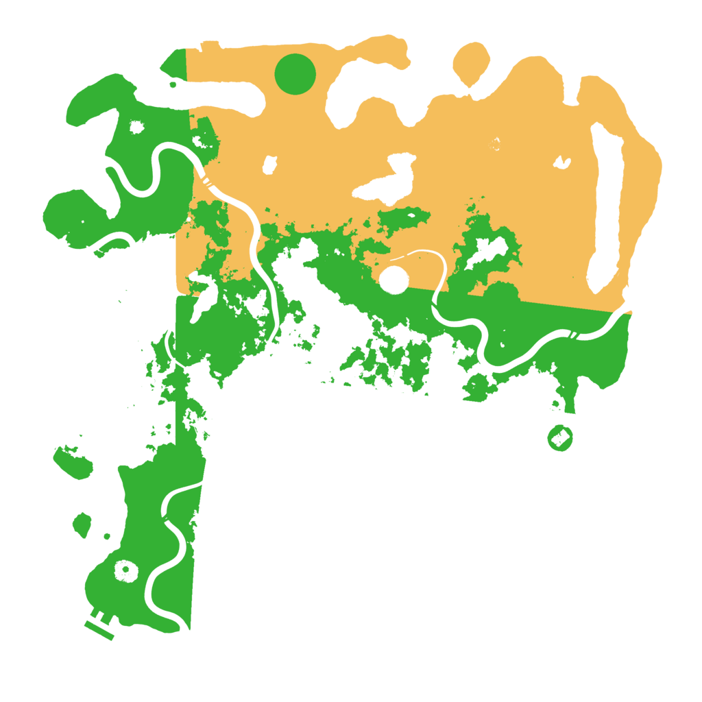 Biome Rust Map: Procedural Map, Size: 4500, Seed: 100798
