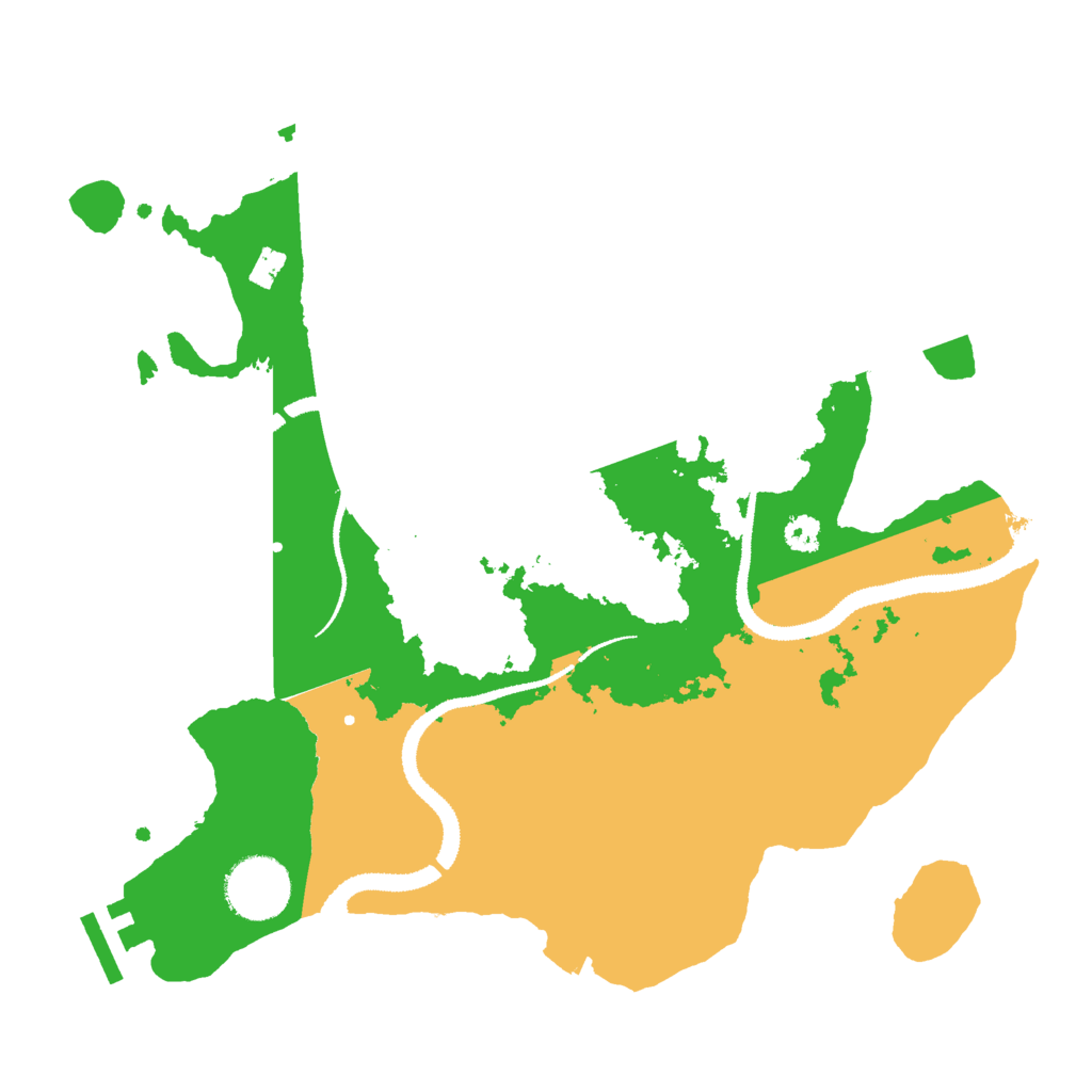 Biome Rust Map: Procedural Map, Size: 3000, Seed: 8452564