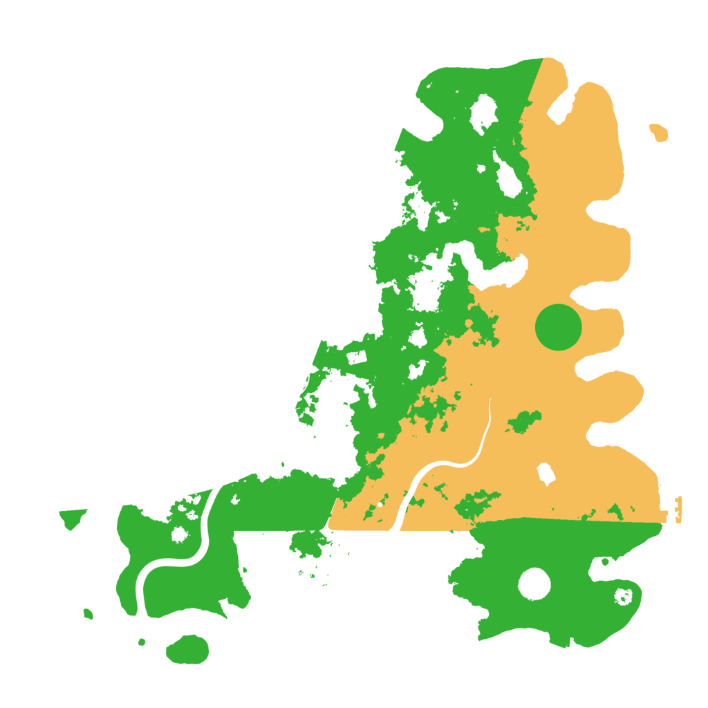 Biome Rust Map: Procedural Map, Size: 4000, Seed: 2070292912