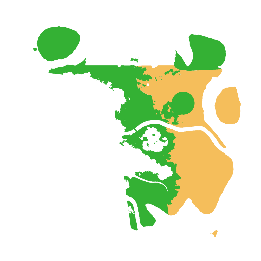 Biome Rust Map: Procedural Map, Size: 3000, Seed: 9073