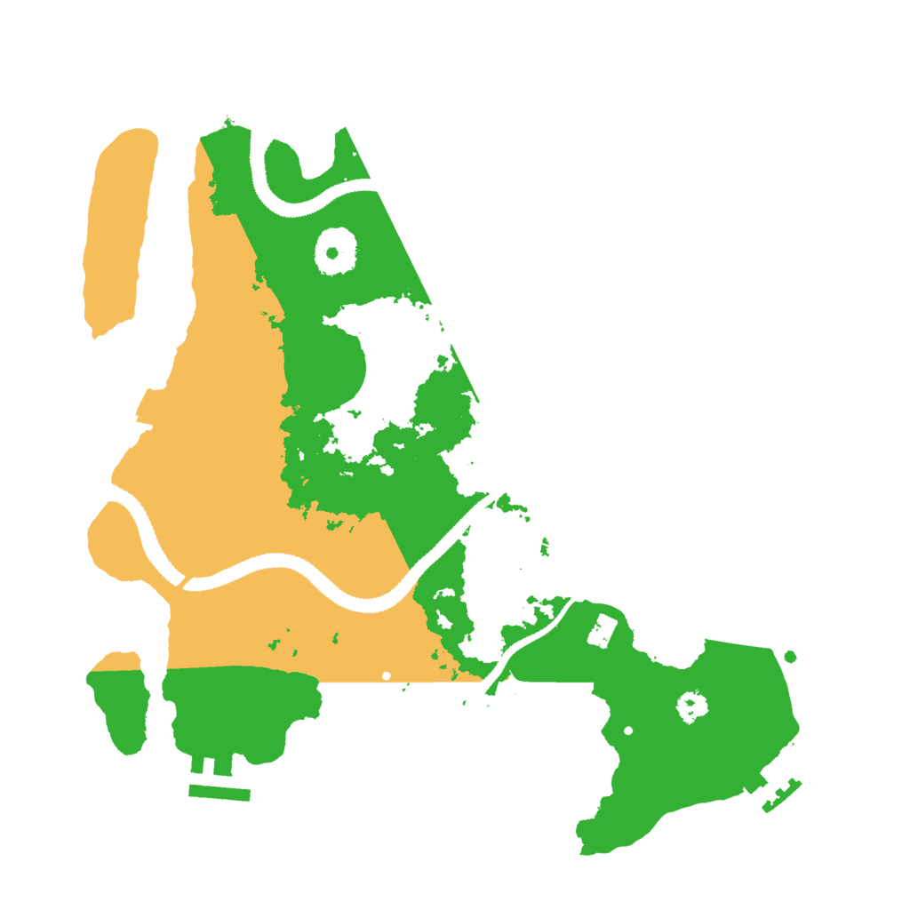 Biome Rust Map: Procedural Map, Size: 3000, Seed: 4347