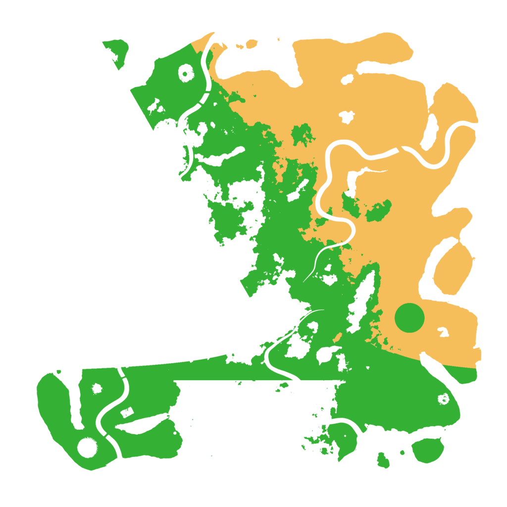Biome Rust Map: Procedural Map, Size: 4500, Seed: 966103046