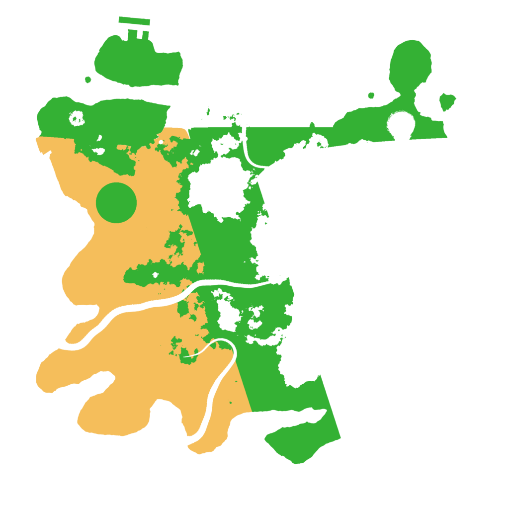 Biome Rust Map: Procedural Map, Size: 3300, Seed: 1295837337