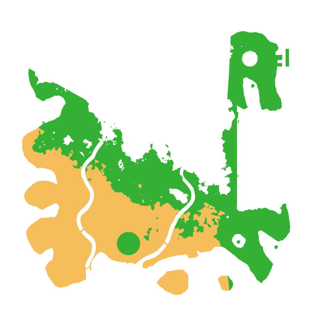 Biome Rust Map: Procedural Map, Size: 3600, Seed: 1598846819