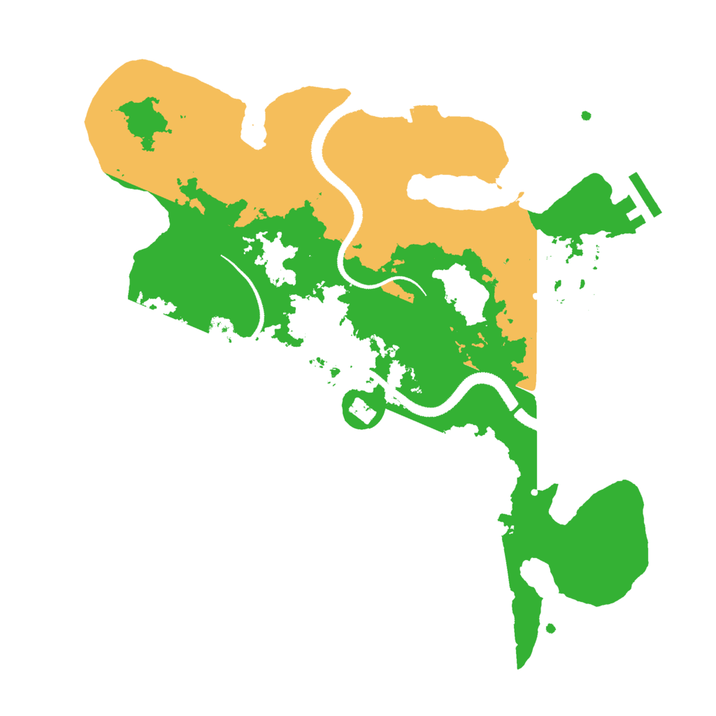 Biome Rust Map: Procedural Map, Size: 3000, Seed: 12039