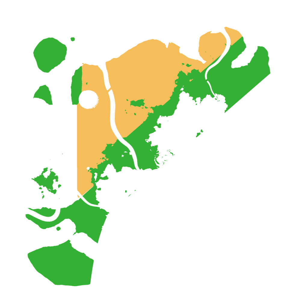Biome Rust Map: Procedural Map, Size: 3000, Seed: 10072
