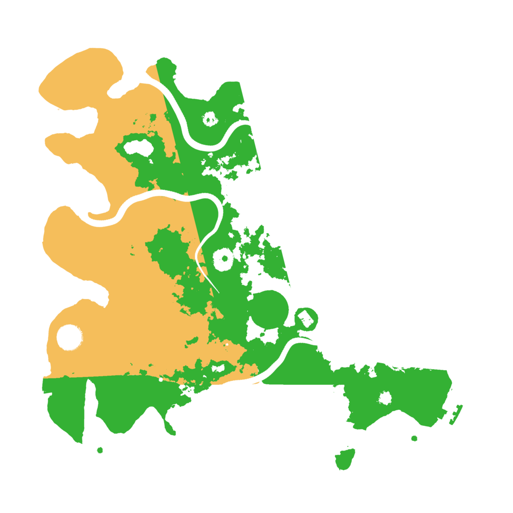 Biome Rust Map: Procedural Map, Size: 3500, Seed: 2007687960