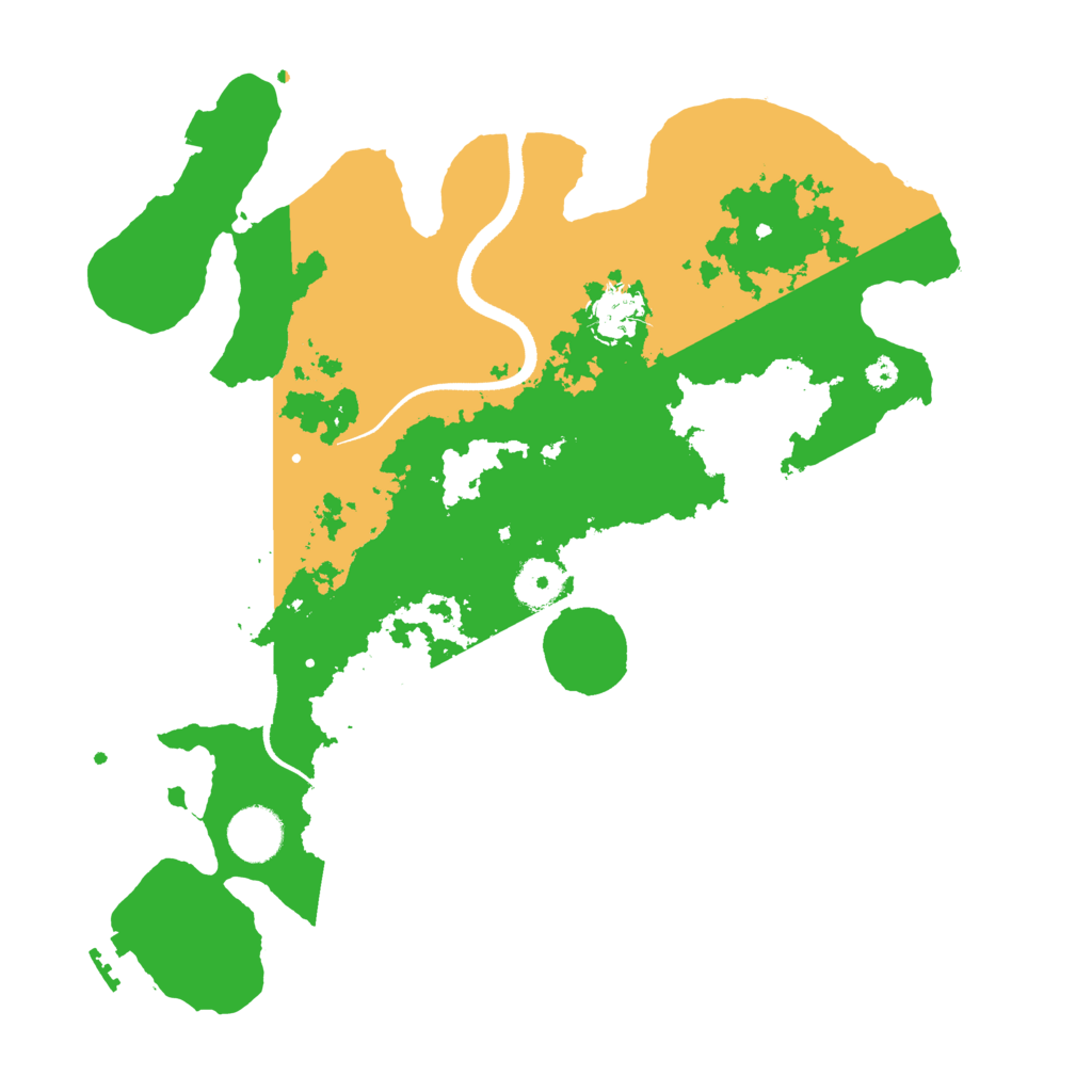 Biome Rust Map: Procedural Map, Size: 3500, Seed: 945427