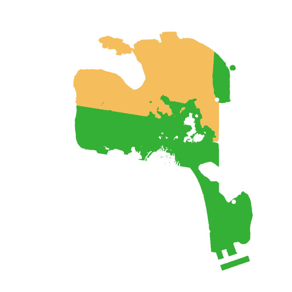 Biome Rust Map: Procedural Map, Size: 2000, Seed: 2120308623