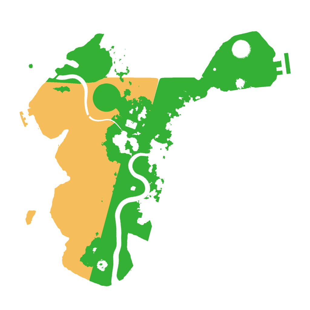 Biome Rust Map: Procedural Map, Size: 3000, Seed: 20985