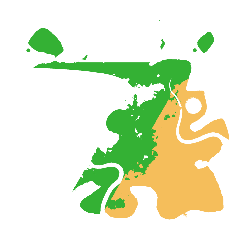 Biome Rust Map: Procedural Map, Size: 2750, Seed: 551222049