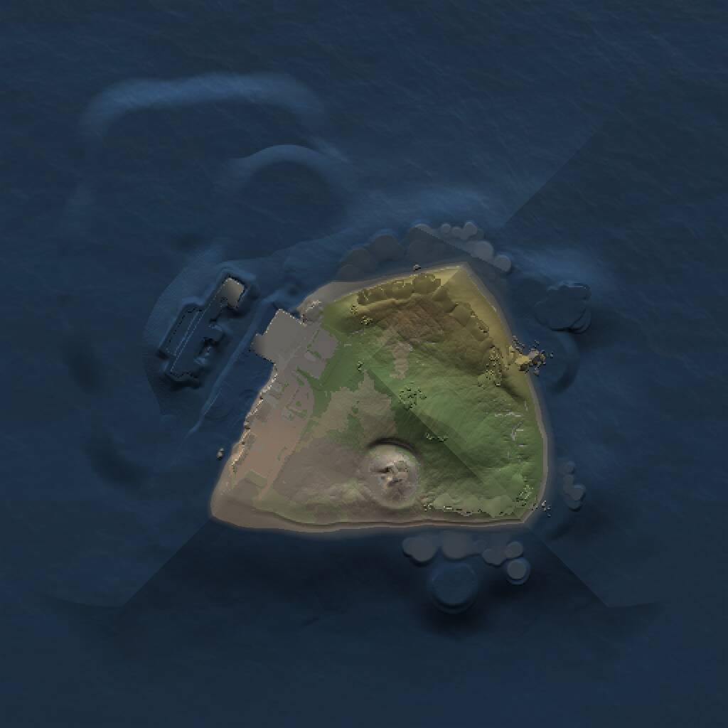 Rust Map: Procedural Map, Size: 1000, Seed: 1262277029, 2 Monuments