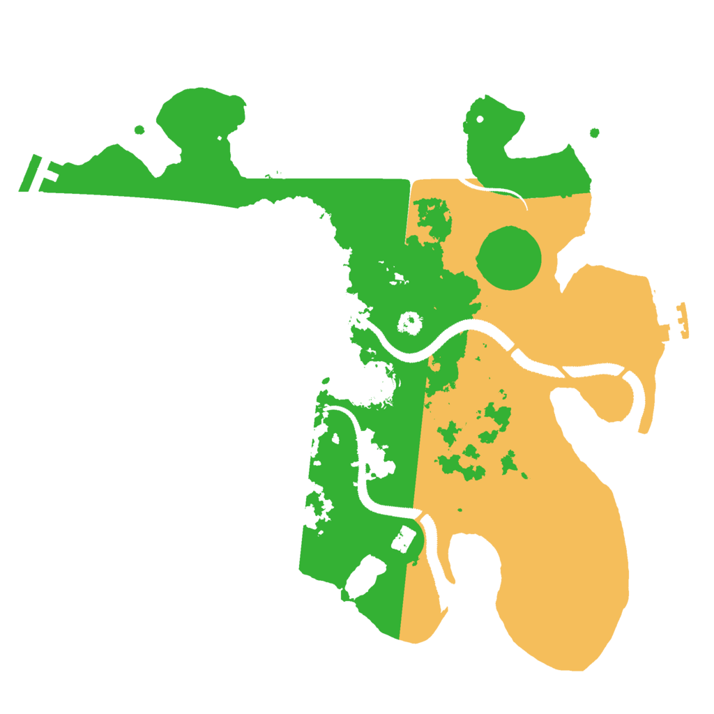 Biome Rust Map: Procedural Map, Size: 3000, Seed: 9018562