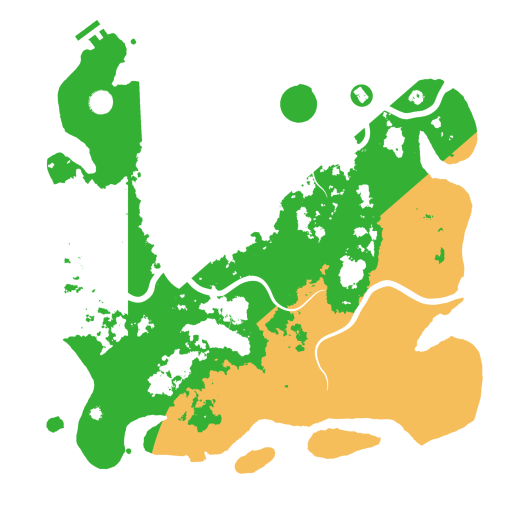 Biome Rust Map: Procedural Map, Size: 3750, Seed: 39456392