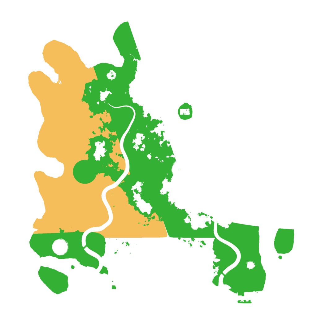Biome Rust Map: Procedural Map, Size: 3500, Seed: 1643382295
