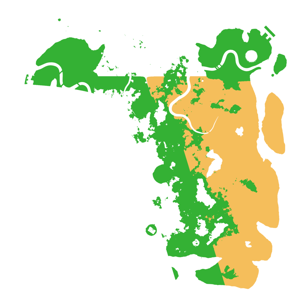Biome Rust Map: Procedural Map, Size: 4500, Seed: 740961054