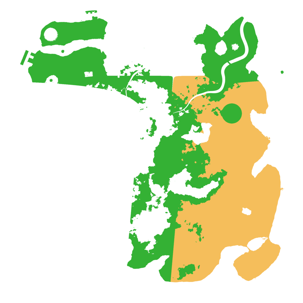 Biome Rust Map: Procedural Map, Size: 4000, Seed: 70607257