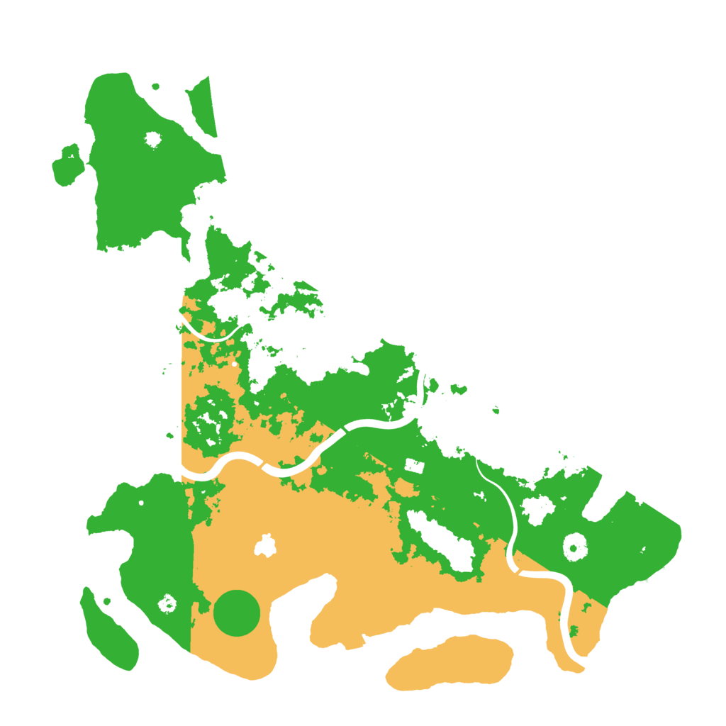 Biome Rust Map: Procedural Map, Size: 4096, Seed: 8739