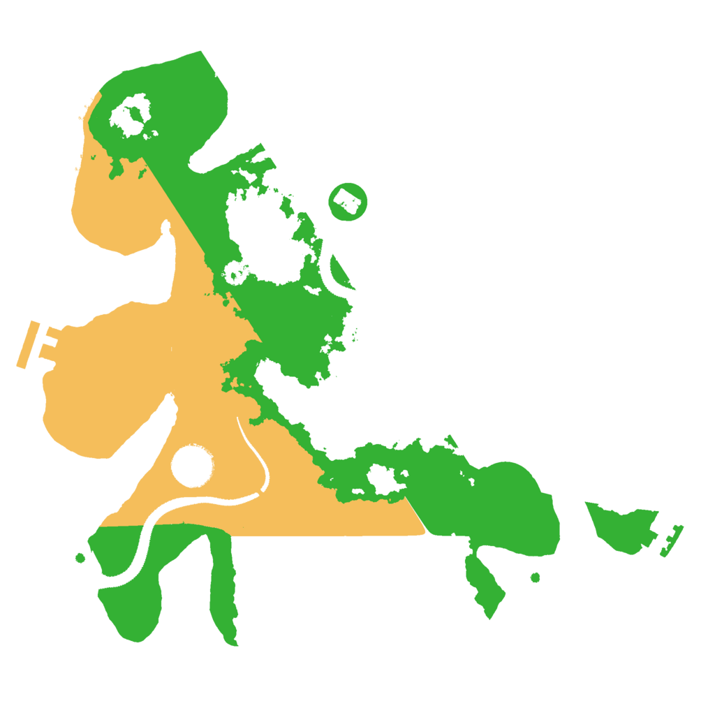 Biome Rust Map: Procedural Map, Size: 3000, Seed: 23274