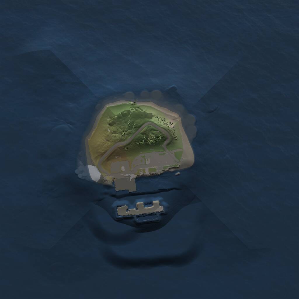 Rust Map: Procedural Map, Size: 1000, Seed: 496071189, 2 Monuments