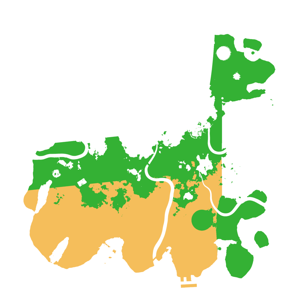 Biome Rust Map: Procedural Map, Size: 3750, Seed: 317360654