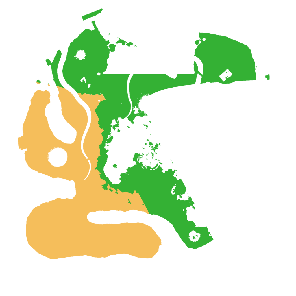 Biome Rust Map: Procedural Map, Size: 2700, Seed: 1111111111
