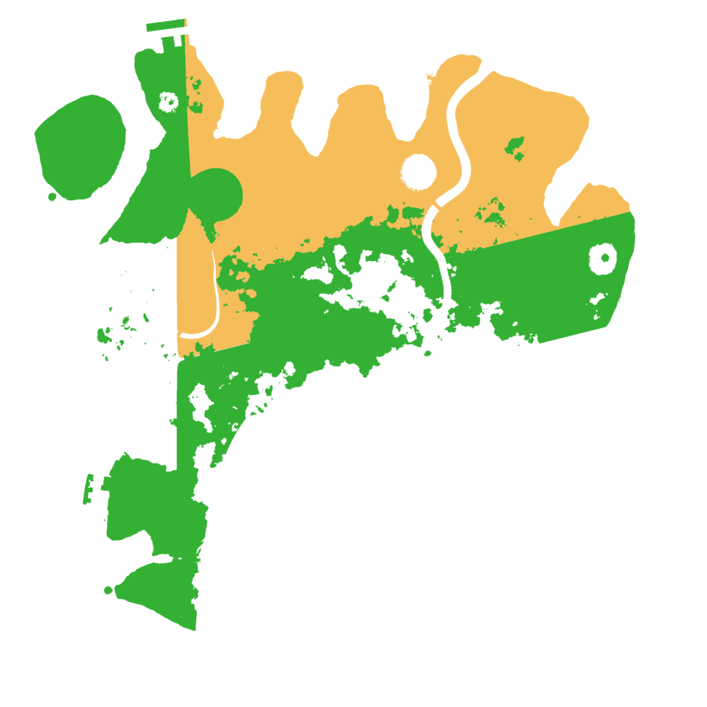 Biome Rust Map: Procedural Map, Size: 3500, Seed: 838519027