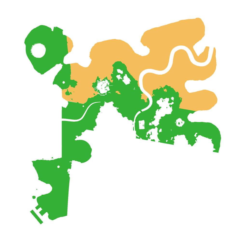 Biome Rust Map: Procedural Map, Size: 3000, Seed: 2124648256