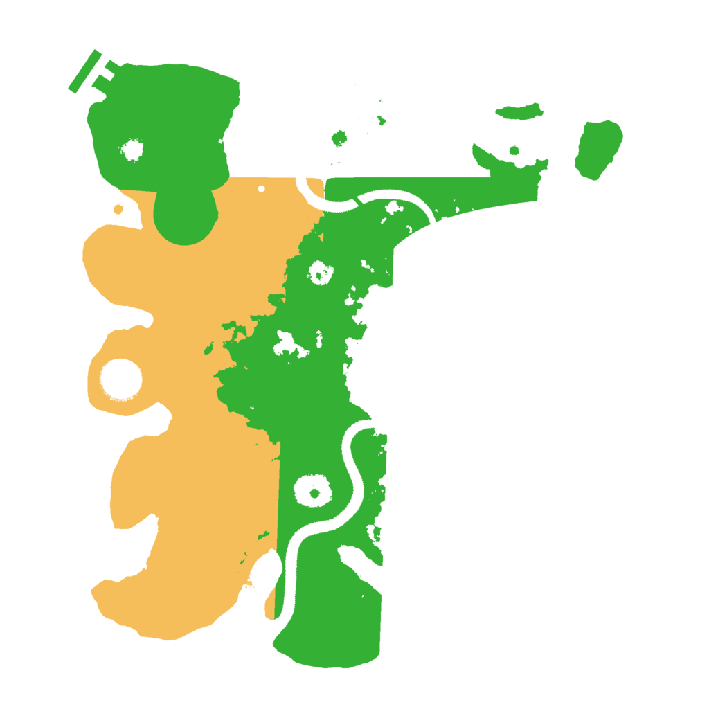 Biome Rust Map: Procedural Map, Size: 3000, Seed: 503894965