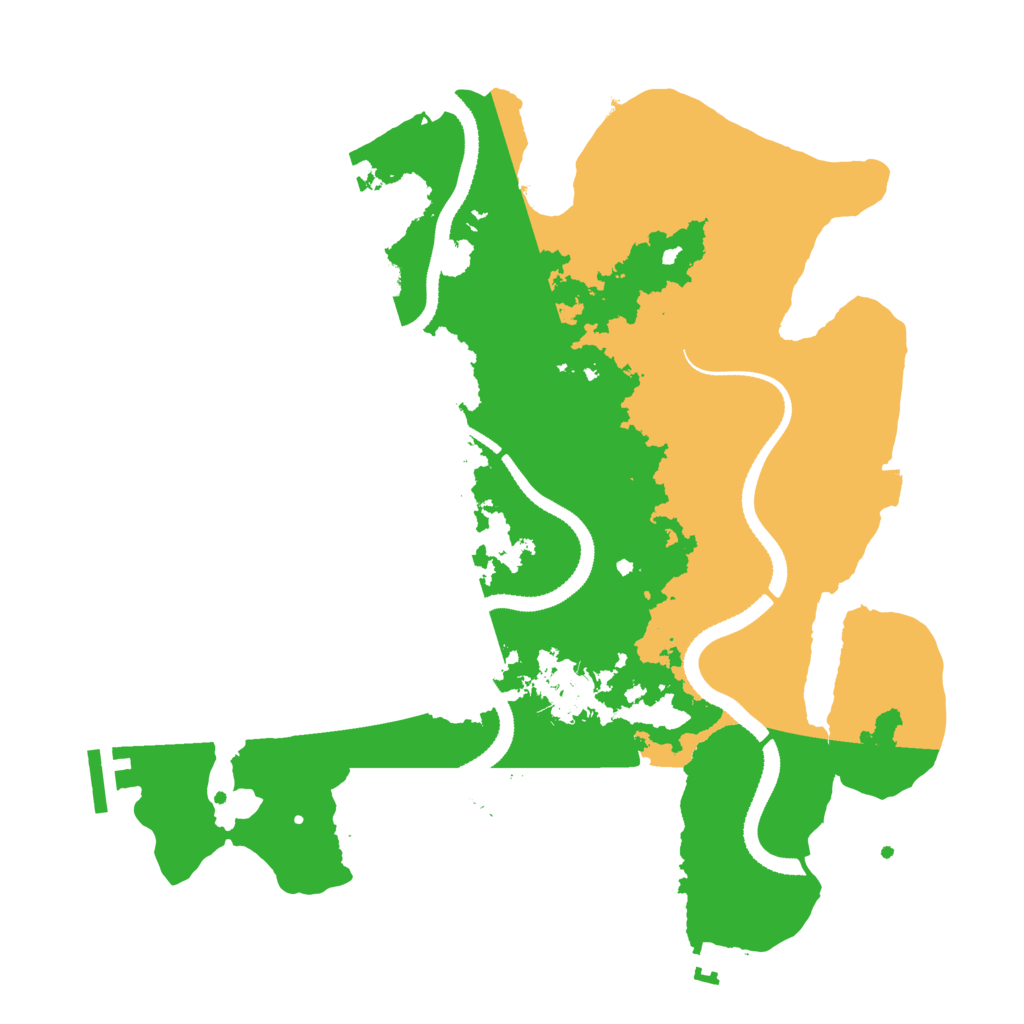 Biome Rust Map: Procedural Map, Size: 3250, Seed: 612655827