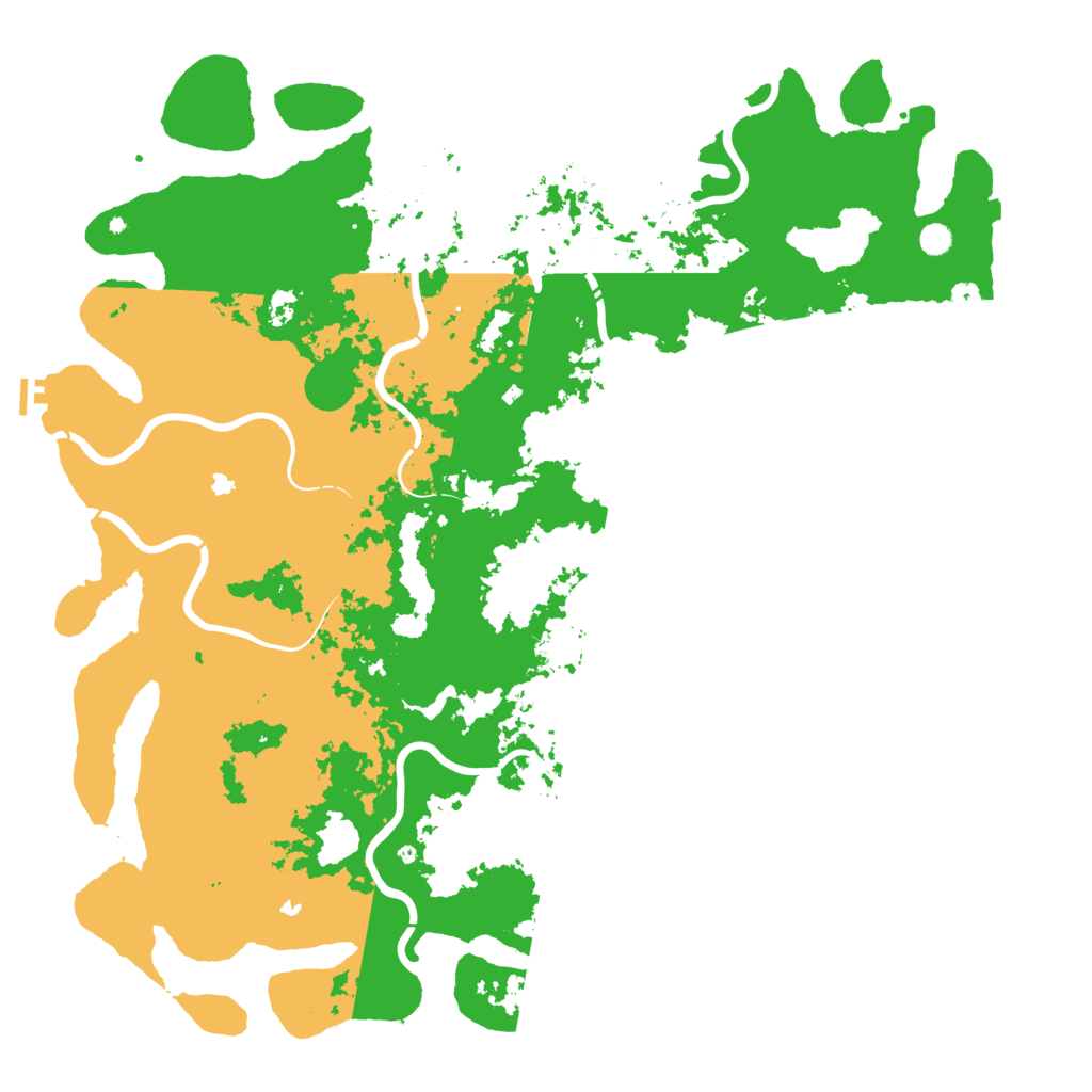 Biome Rust Map: Procedural Map, Size: 6000, Seed: 133797