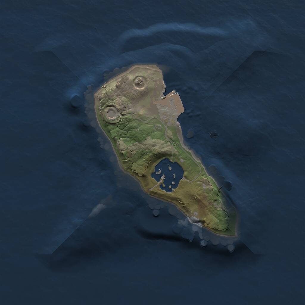 Rust Map: Procedural Map, Size: 1500, Seed: 18959469, 2 Monuments