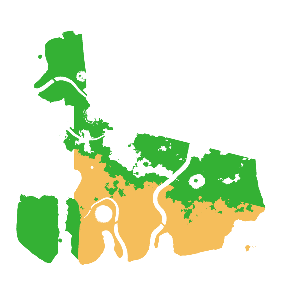 Biome Rust Map: Procedural Map, Size: 3000, Seed: 1821563