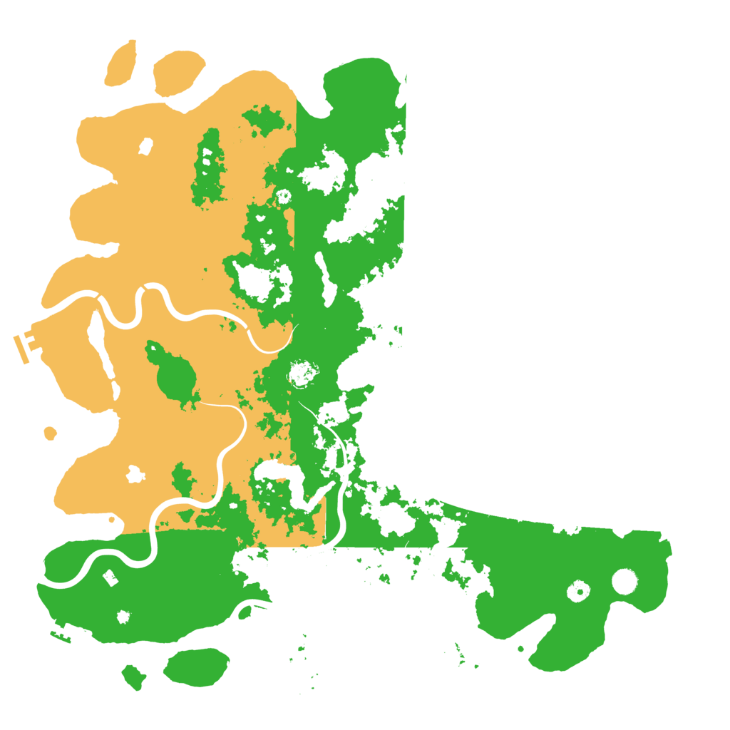 Biome Rust Map: Procedural Map, Size: 5000, Seed: 5316