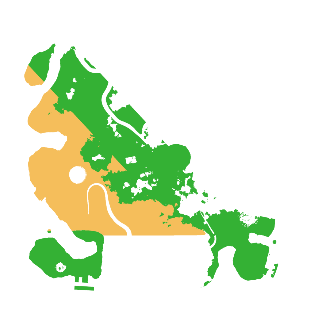 Biome Rust Map: Procedural Map, Size: 3250, Seed: 161269710