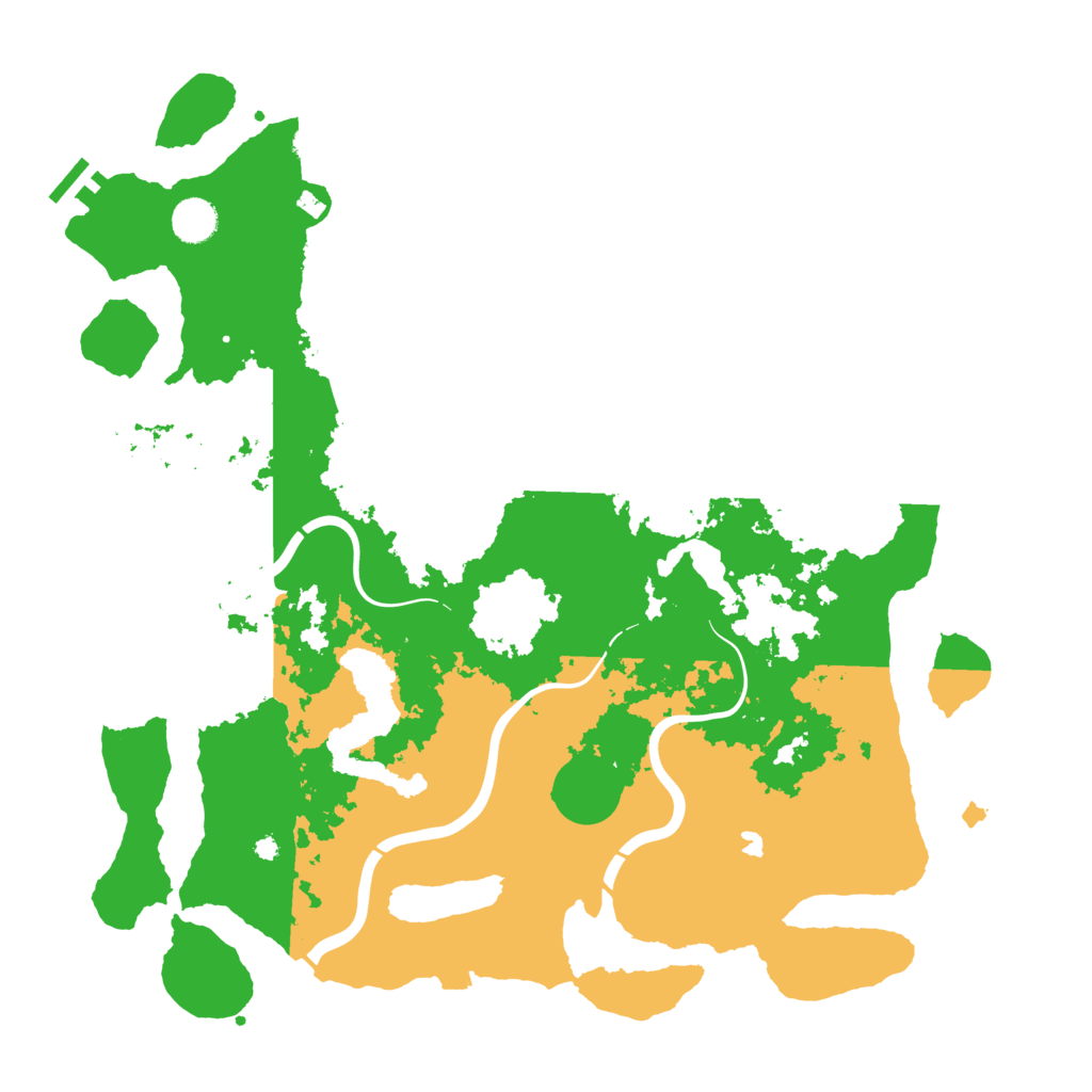 Biome Rust Map: Procedural Map, Size: 4250, Seed: 666022208