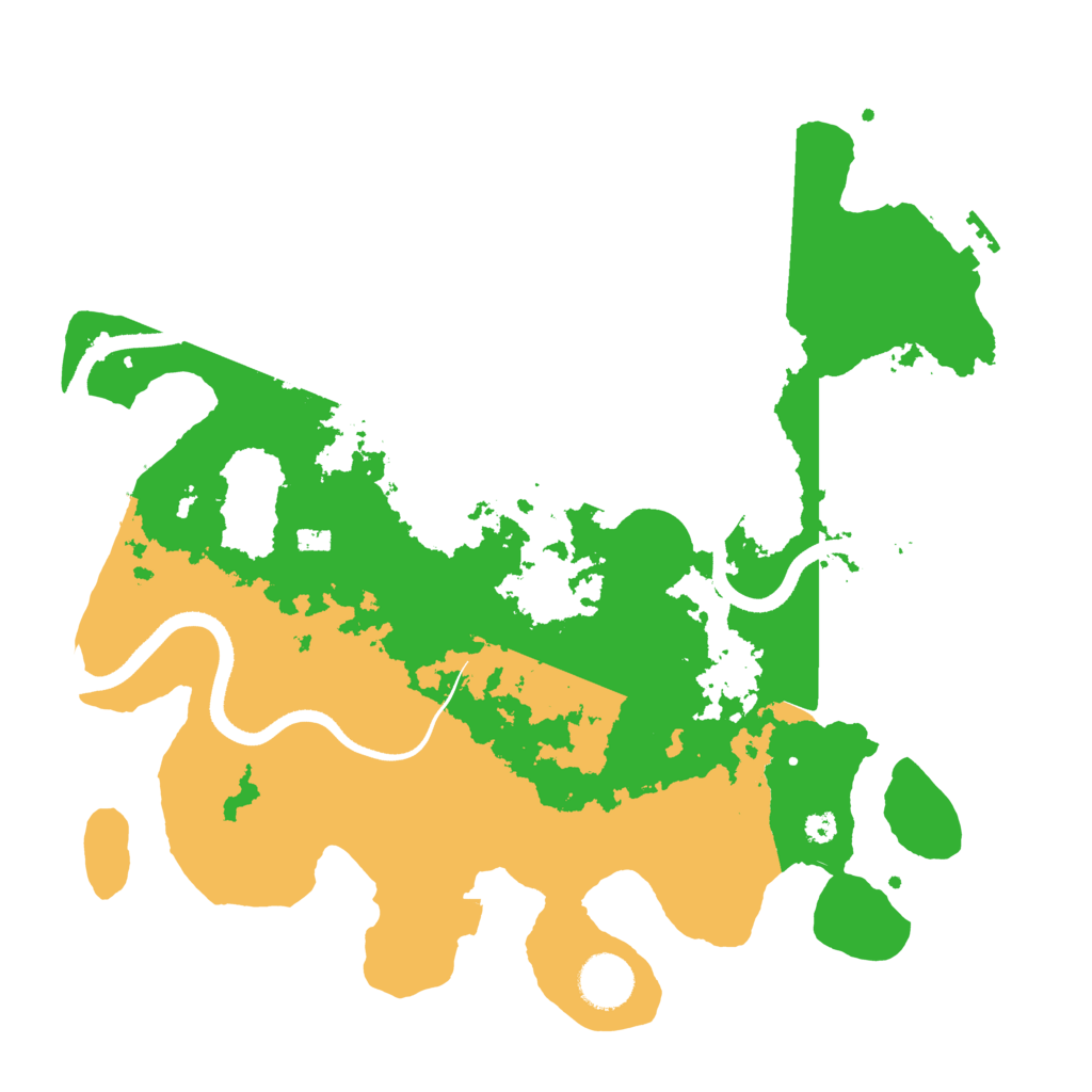 Biome Rust Map: Procedural Map, Size: 3500, Seed: 449826845