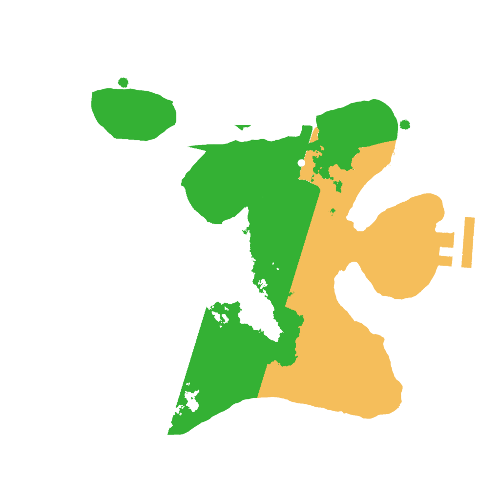 Biome Rust Map: Procedural Map, Size: 2000, Seed: 112424124