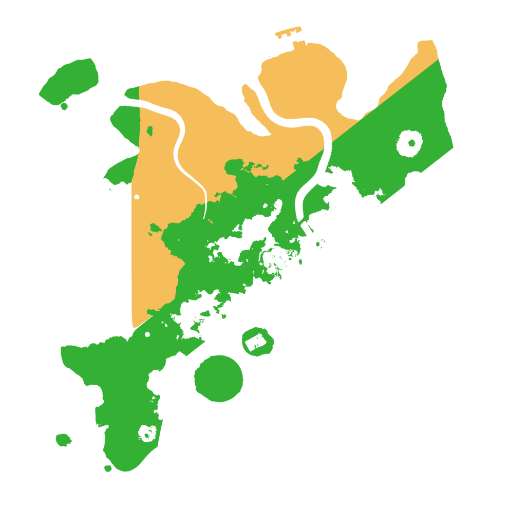 Biome Rust Map: Procedural Map, Size: 3000, Seed: 9487237