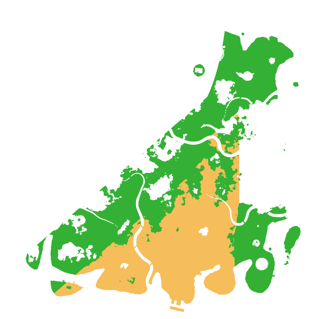 Biome Rust Map: Procedural Map, Size: 4500, Seed: 17072