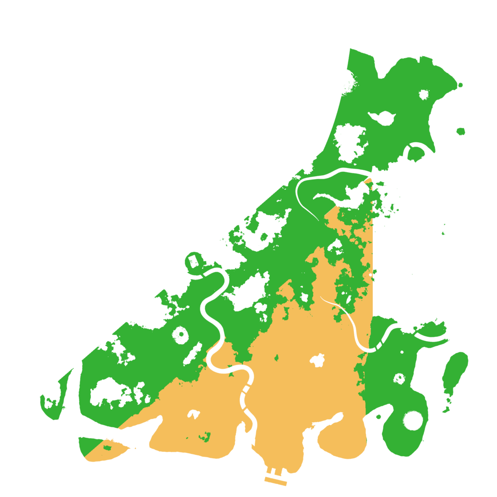 Biome Rust Map: Procedural Map, Size: 4500, Seed: 17072