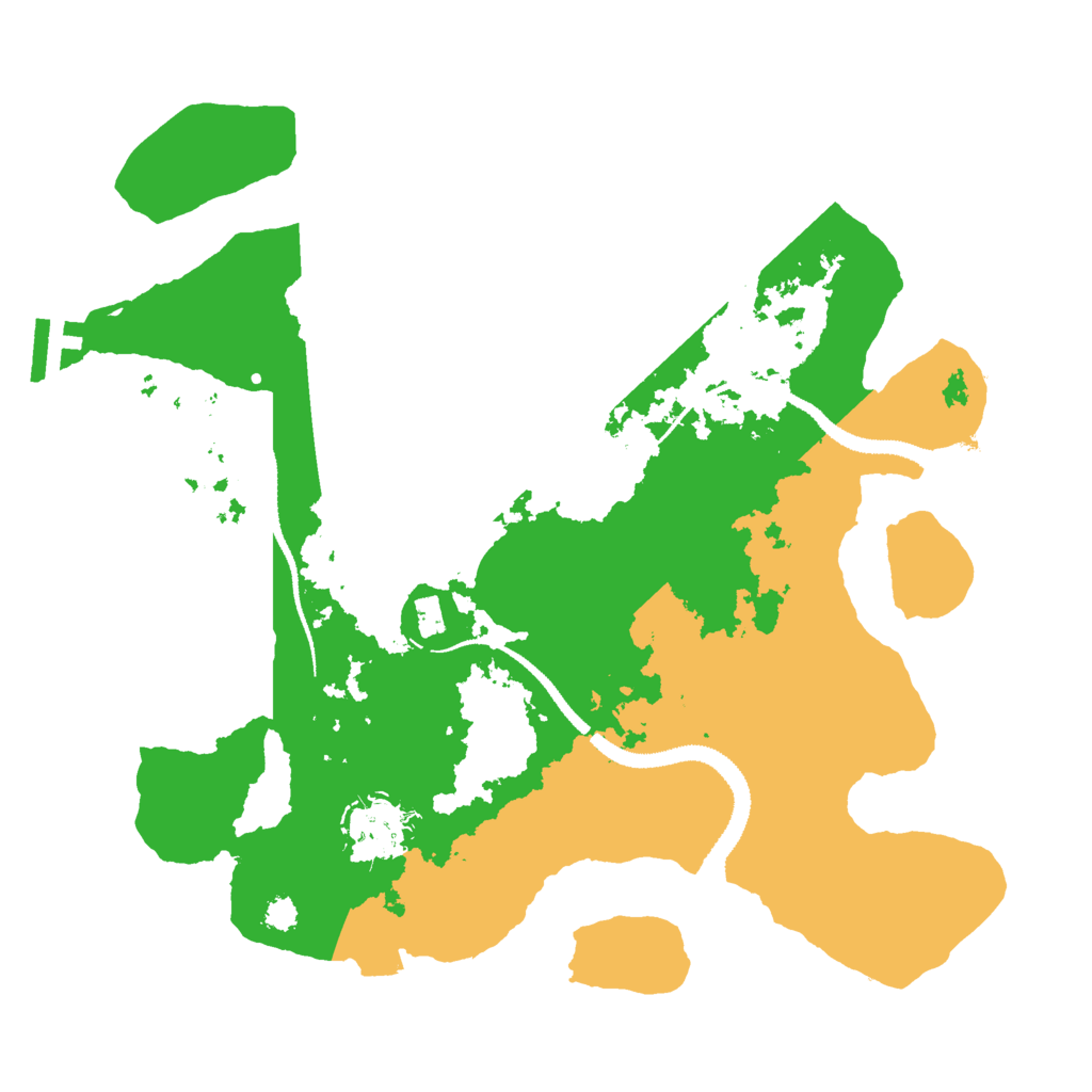 Biome Rust Map: Procedural Map, Size: 3000, Seed: 1964665753