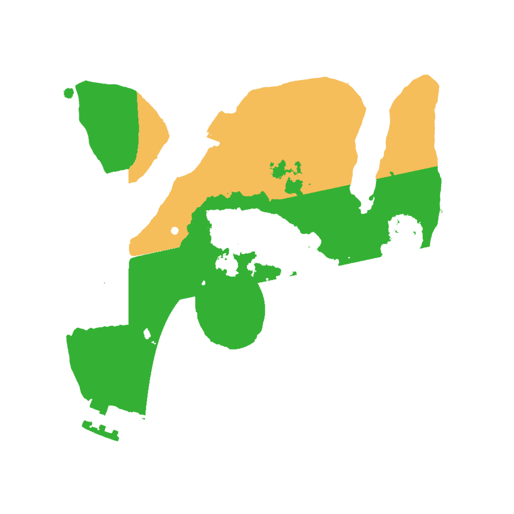 Biome Rust Map: Procedural Map, Size: 2000, Seed: 811332403
