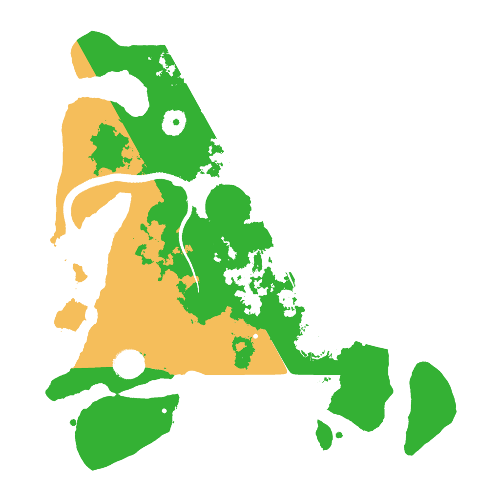 Biome Rust Map: Procedural Map, Size: 3000, Seed: 120934